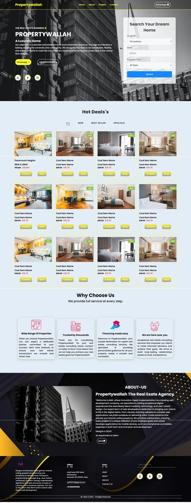 PropertyWallah Real Estate Marketplace